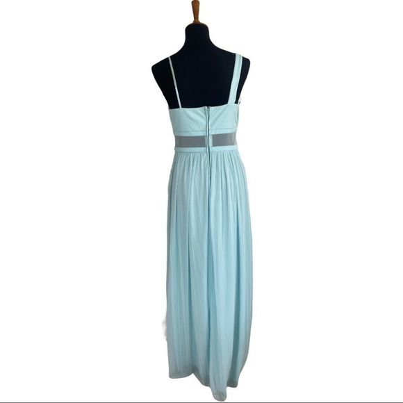 City Studio Baby Blue Long Dress - Picture 3 of 6